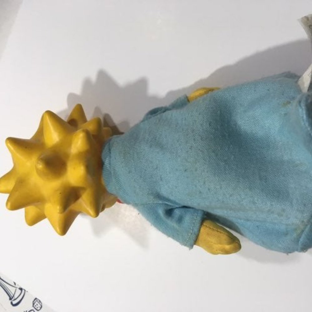 VINTAGE 1990 THE SIMPSONS MAGGIE TOY VINYL HEAD DOLL RETRO TOYS - Picture 5 of 10